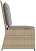 vidaXL Gartenbank Beige Poly-Rattan 3394470 Bild 5