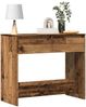 Konsolentisch, Beistelltisch, Konsole Altholz-Optik 89x41x76,5 cm Holzwerkstoff Bild 2