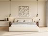 Selsey 'Ruvi' Polsterbett mit Lattenrost und Stauraum, beige, 140x200 cm Bild 3