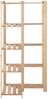 vidaXL Eck-Lagerregal mit 5 Böden 82,5x82,5x170 cm Massivholz Kiefer 327323 Bild 3