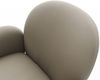 Drehstuhl Nube-Flex mit Armlehnen Echt-Leder Schlamm Fußkreuz Effektfinish Titan 360° drehbar Taschenfederkern Bild 4