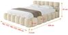 ALTDECOR Polsterbett LEYA-v1 (Polsterbett mit Bettkasten und Lattenrost, Boxbett ohne Matratze), Doppelbett mit Stauraum, Bett mit Kopfteil Bild 4