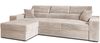 AX LIVING Belek Cord Sofa Beige mit Schlaffunktion & Stauraum 272cm Bild 2