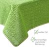 heimtexland Â® Outdoor Tischdecke Gartentischdecke wasserfest wetterbestÃ¤ndig rutschfest waschbar Outdoortischdecke Weichschaum Garten Balkon Camping Party Tischdeko Typ883 hellgrÃ¼n 110x140 cm eckig Bild 3