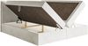 Selsey 'Softie' Boxspringbett 140x200 cm mit Topper und Stauraum, Velours wasserabweisend, Greige Bild 4
