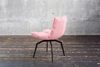 KAWOLA Esszimmerstuhl BARO Drehstuhl Stoff rosa 86 x 65 x 54 cm Bild 5
