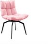 KAWOLA Esszimmerstuhl BARO Drehstuhl Stoff rosa 86 x 65 x 54 cm Bild 3