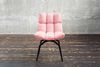 KAWOLA Esszimmerstuhl BARO Drehstuhl Stoff rosa 86 x 65 x 54 cm Bild 2