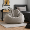 AD.CON Sitzsack mit ECO Füllung, Dunkelgrau, 80 x 90 x 50 185L, Styropor-Regranulat Bild 5