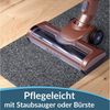 ANRO Fußmatte POET Schuhparkplatz schmal Schmutzfangmatte Unifarben, eckig, Höhe: 3 mm, Schuh-Abstellplatz rutschfest 25x60cm Kräusel Grau wasserdicht Bild 4