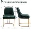 WAHSON OFFICE CHAIRS Esszimmerstuhl 2er Set Küchenstuhl mit goldene Stuhlbeine Bild 2