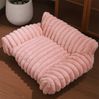 Ledander Tierbett Kuschelndes Haustierkatzen-Sofa, flauschiges Katzen-Sofa, Milchbaumwollstoff, flauschiges Haustier-Sofa-Bett, Waschbares Katzenbett,rutschfestes Bild 2