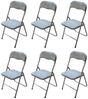 Klappstuhl Dima Fabric Grau 6er Set Bild 1
