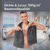 Lashuma Duschtuch - London Premium, Frottee (1-St), Badetuch 70x140 cm, 100% Baumwolle Made in Portugal Bild 2
