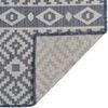 vidaXL Outdoor-Teppich Flachgewebe 120x170 cm Blau Gestreift 340837 Bild 4