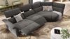 Sofanella Ecksofa ADRIA Stoffsofa Eckcouch Eckgarnitur in Dunkelgrau Bild 5
