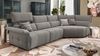 Sofanella Ecksofa ADRIA Stoffsofa Eckcouch Eckgarnitur in Dunkelgrau Bild 2