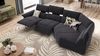Sofanella Ecksofa ADRIA Stoffsofa Eckcouch Eckgarnitur in Dunkelgrau Bild 3