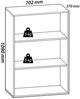 VCM Lona 913919 B. 70 x H. 111 x T. 37 cm Bild 2
