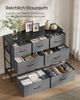 SONGMICS Kommode, Schrank, 7 Stoffschubladen, für Schlafzimmer, Flur, Wohnzimmer, grau Bild 3