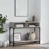 Konsolentisch, Beistelltisch, Konsole Grau Sonoma 100x30,5x75 cm Holzwerkstoff Bild 2