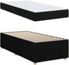 vidaXL Bettrahmen mit Matratze Schwarz 90 x 200 cm Stoff 3398342 Bild 5