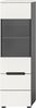 Vitrine >Canu< in Basalt Grau / Weiß - 36x125x33cm (BxHxT) Bild 2