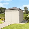 TOOLPORT Gartenpavillon 3x3 m Stahl-Dach mit Moskitonetzen und Seitenteilen in cream Bild 3