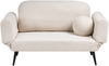 Schlafsofa 2-Sitzer DOROTEA Bouclé Cremeweiß Bild 4