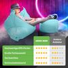 Green Bean® Sitzsack-Hocker 45x25cm mit EPS-Perlen Füllung - Sitz-Pouf für Sitzsäcke - Sitzhocker für Kinder und Erwachsene - Aquamarin Bild 4