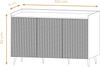 AX LIVING Kommodeschrank Acaddo – 150 cm Breite, Modern in Kaschmir Bild 2