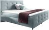99rooms Primo Boxspringbett 180x200 cm Velours MONOLITH Silber Bild 4