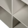 Sideboard Gravure aus Kiefernholz, modernes Design, hellgrau Dust, Push-to-Open-System Bild 4