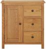 Küchenschrank, Büroschrank 70x35x75 cm Massivholz Eiche Bild 2