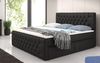 Boxspringbett Sognare mit Stauraum 140x200 Schwarz H3 (70-100kg) Bild 2