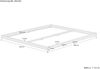 Niedriges Bodenbett 200x200 Kiefer natur, Niederflurbett, Futonbett, V-60.47K-20Rollrost inkl. Bild 3