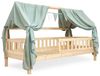 Ehrenkind Betthimmel Deko Hausbett, Kinderzimmer-Deko-Set (Kinderzimmer Deko), Betthimmel & Wimpelkette für magische Momente, hochwertige Materialien Bild 4