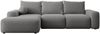 Selsey 'Carnos' Ecksofa mit Schlaffunktion, Ballkissen, Chenillebezug, Dunkelgrau, linksseitig Bild 5
