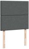 vidaXL Ottoman-Bett mit Matratze & LEDs Dunkelgrau 100x200 cm Stoff 3313900 Bild 10