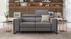 Sofanella Zweisitzer MANZANO Ledercouch Echtleder Sofa in Rot Bild 4