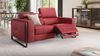 Sofanella Zweisitzer MANZANO Ledercouch Echtleder Sofa in Rot Bild 3