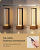 EDISHINE LED Tischleuchte Drehbare, Touch Dimmbare Nachttischlampe, LED fest integriert, Tischlampe aus Metall, 3 Farbtemperaturen Bild 3