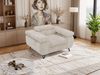 Einzelsessel, Polstersessel PETER mit verstellbaren Armlehnen und Kopfstütze, 1-Sitzer Sofa, Ohrensessel, Wellenfeder - Beige Cord Bild 5