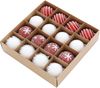 ABC 16-teiliges Aufbewahrungsbox-Set, für Weihnachten, weiß, Polyester, 7 x 25 x 25 cm Bild 2