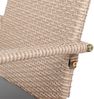 2er-Set Armlehnstuhl HELEN Polyrattan Natural Gartenstuhl stapelbar Stuhl Armlehnsessel Bild 5