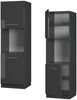 Herdumbauschrank Fame-Line Anthrazit Hochglanz 60 cm offen Vicco Bild 5