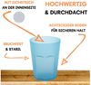 Engelland Becher Plastikbecher in modernen Neonfarben, Mehrweg, 20-tlg, Kunststoff, spülmaschinengeeignet, bruchfest, wiederverwendbar, 250 ml, 0,25 Liter Bild 4