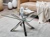 Couchtisch Glas Silber quadratisch 70x70 cm STARLIGHT Bild 3