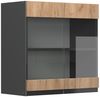 Küchenfront R-Line Goldkraft Eiche 59.2 x 59 cm Möbelfront für den Hängeglasschrank Vicco Bild 5