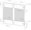 Küchenfront R-Line Goldkraft Eiche 59.2 x 59 cm Möbelfront für den Hängeglasschrank Vicco Bild 2